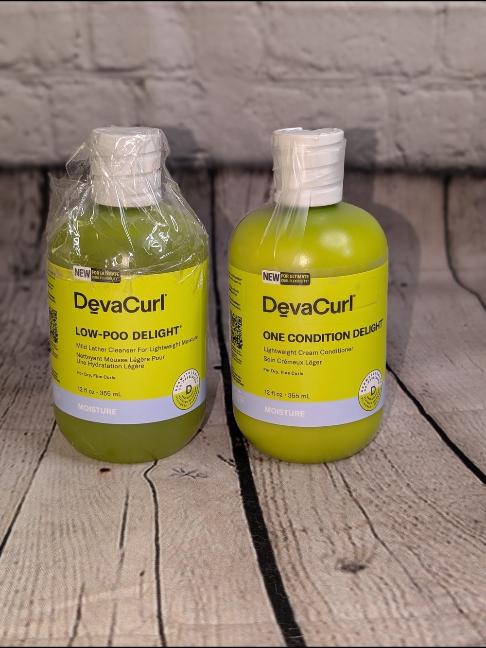 DevaCurl Green Moisture Duo - Low-Poo Delight & One Condition Delight